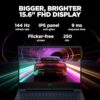 HP Victus, AMD Ryzen 5 5600H, NVIDIA RTX 3050, 8GB DDR4, 512GB SSD, 144Hz, 9MS, IPS, 15.6-inch(39.6cm) FHD Gaming Laptop, Enhanced Cooling (Win 11, Office 21, Silver, 2.37kg) fb0082AX - Image 4