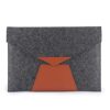 GadgetBite Felt Matting Laptop Sleeve Case Cover with Hidden Magnet Compatible for MacBook Air & Pro M1/M2, 13 Inches All Laptops, Easy to Carry, Documents Carry, & Prevents Scratches(Grey) - Image 6