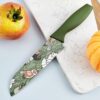 Pigeon by Stovekraft Edge Flora Stainless Steel Knife 6 Inch (Green) - Image 10