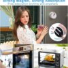 Jessica Exim Mechanical Kitchen Timer with Magnetic Base – 360° Rotary Visual Timer for Kids, Cooking, Studying, Fitness, Baking, and Teaching – Stainless Steel Countdown Timer with Alarm - Image 5