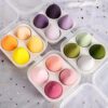 Ultra soft Blender Makeup Sponge Set of 4 with box (Multicolor). - Image 5