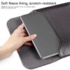 SwooK Laptop Sleeve 13 inch Case for 2020 M1 MacBook Air New 13.3, 12.9" iPad Pro, 13.5" Surface, MateBook X, PU Leather Waterproof Computer Cover Bag with Pouch, Coffee - Image 5
